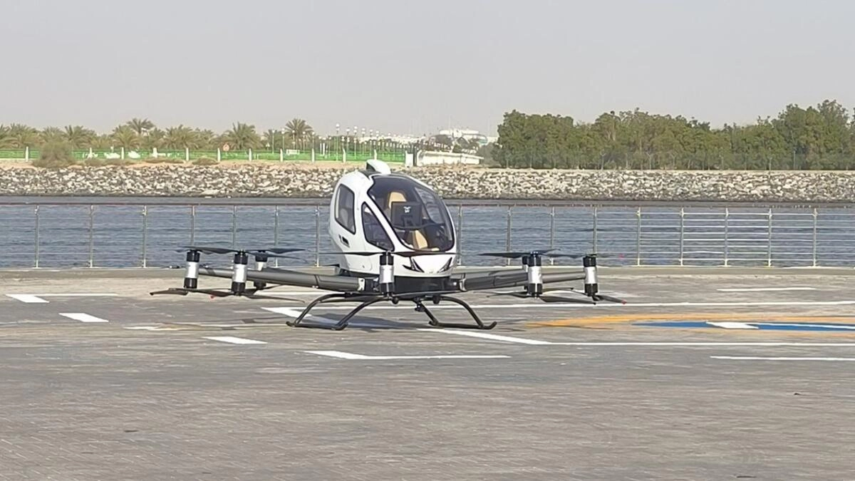UAE's First Ever Vertiport Operates On Abu Dhabi's Yas Island Successfully 