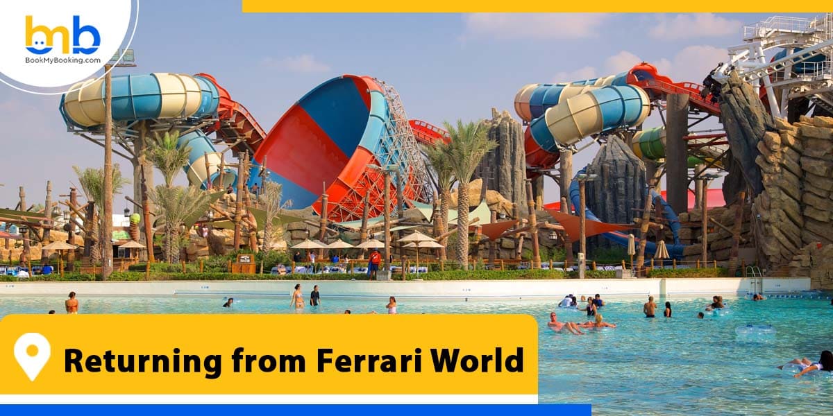 returning from ferrari world from bookmybooking