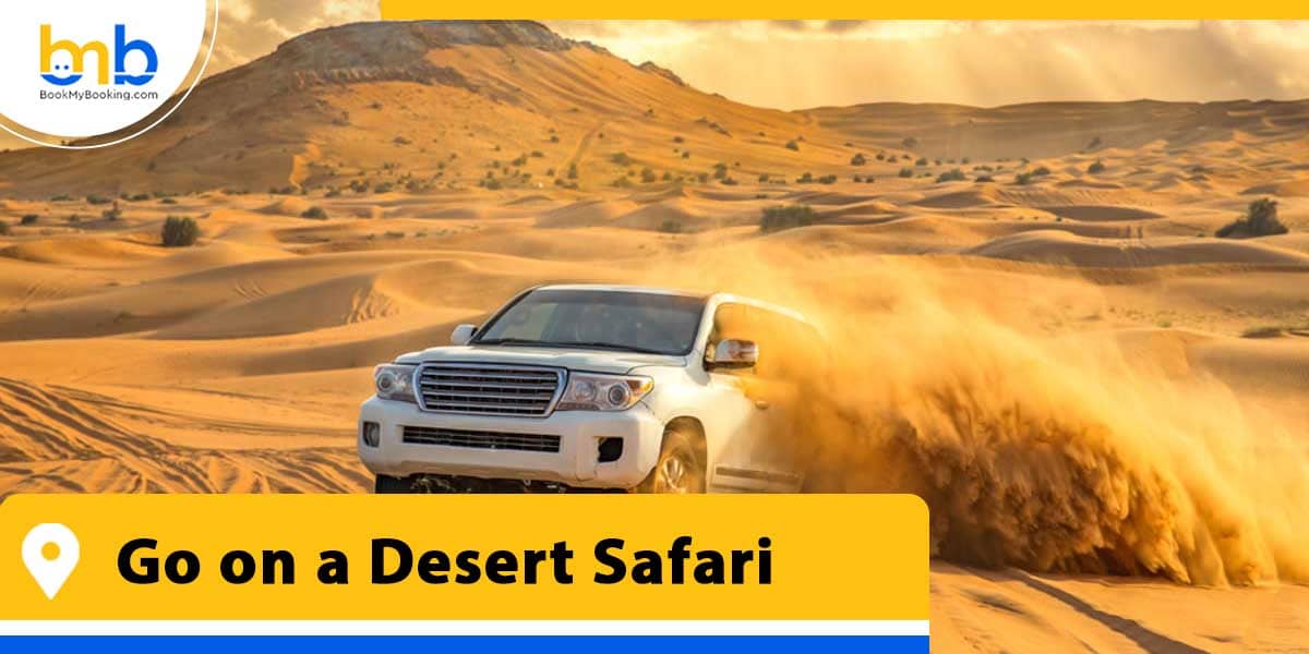 go on a desert safari from bookmybooking