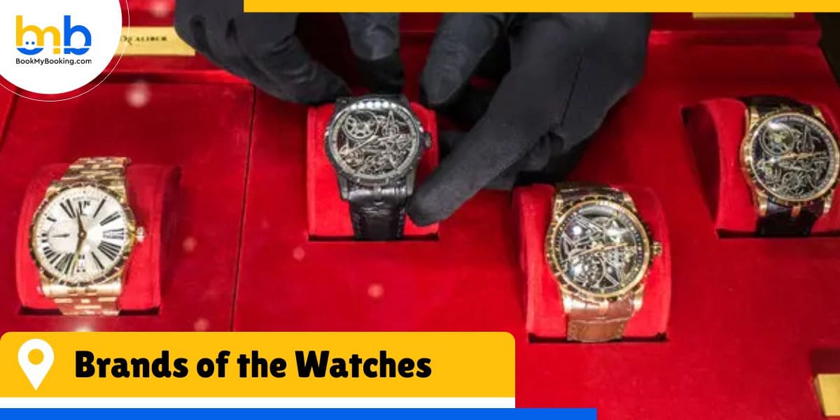brands of the watches from bookmybooking