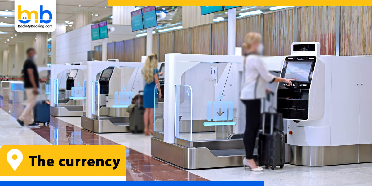 the currency from bookmybooking