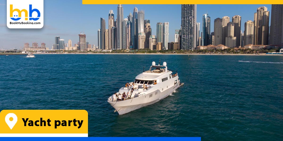 yacht party from bookmybooking