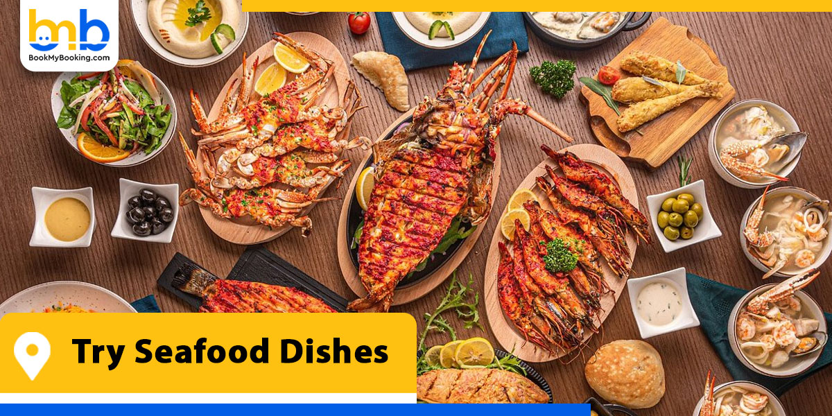 try seafood dishes from bookmybooking