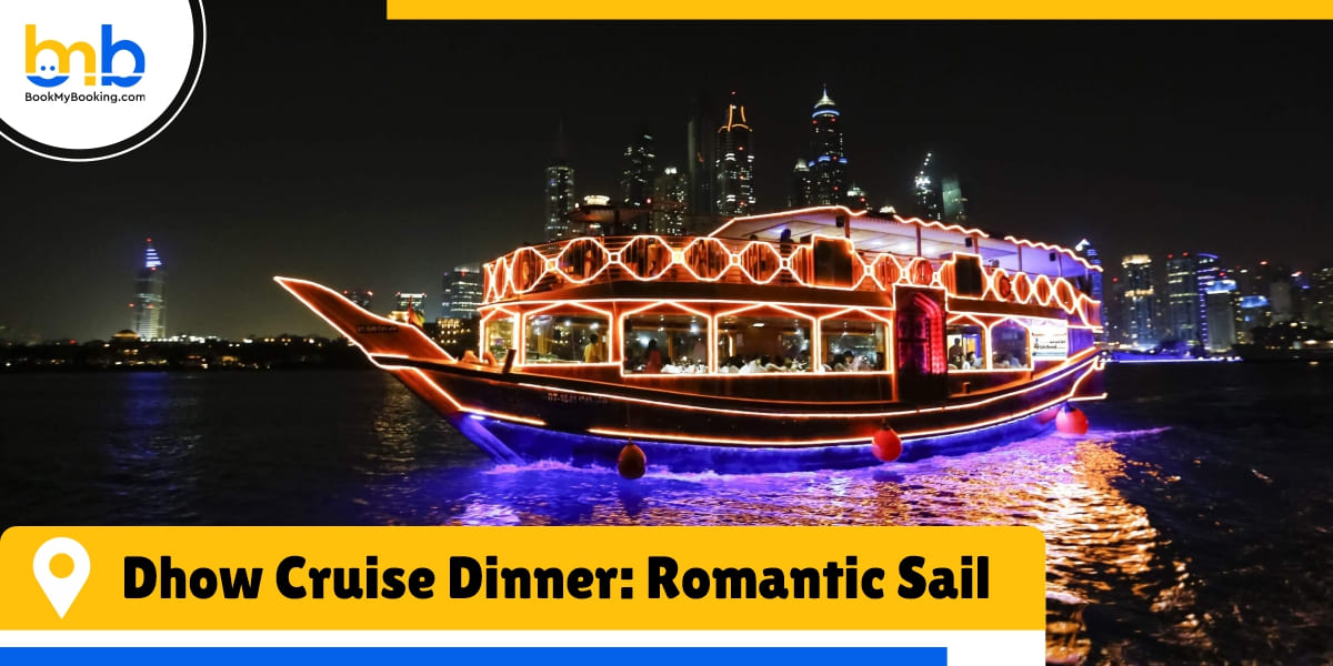 dhow cruise dinner romantic sail from bookmybooking